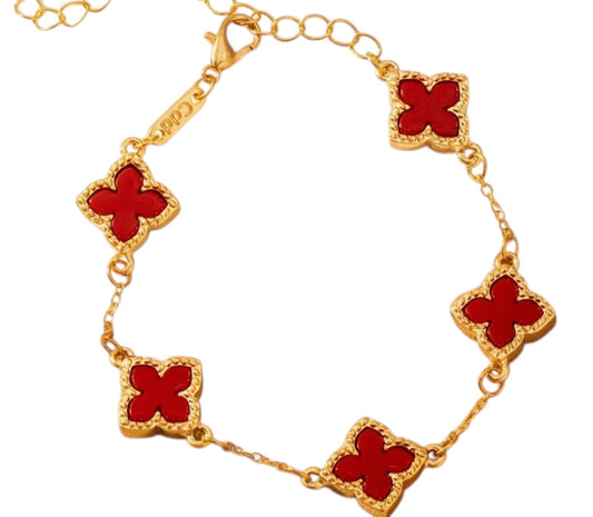 Red Clover Bracelet❣️
